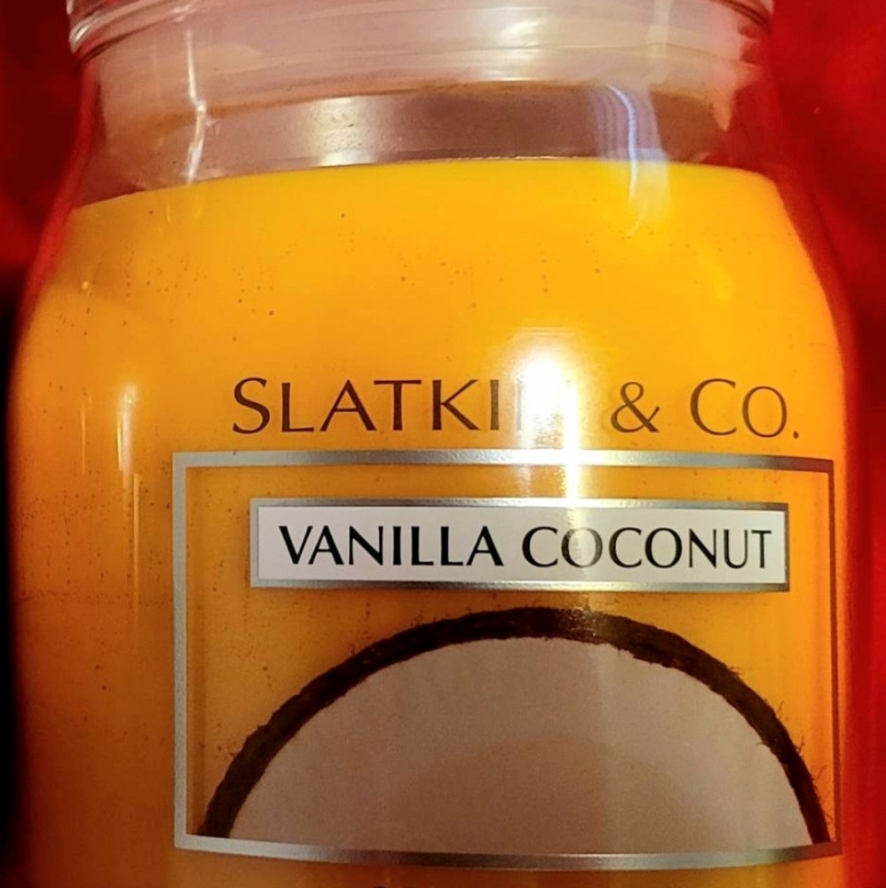 Vanilla Coconut Candle - Yellow